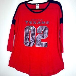 Pink Houston Texas Crewneck Top